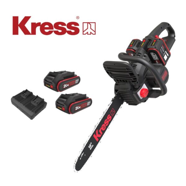 SET Motosega a batteria KRESS 40V KG347E | 40cm